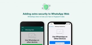 whatsapp autenticazione biometrica