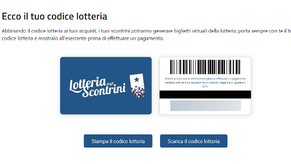 Lotteria degli scontrini