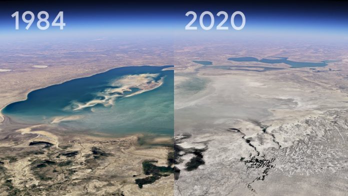 Google Earth timelapse