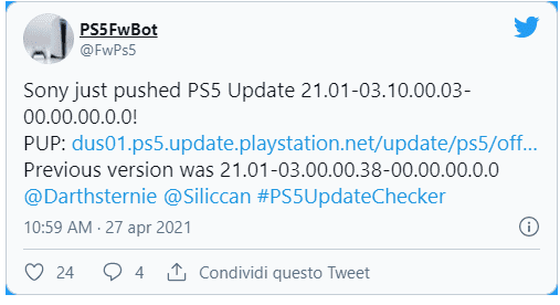 PS5 update
