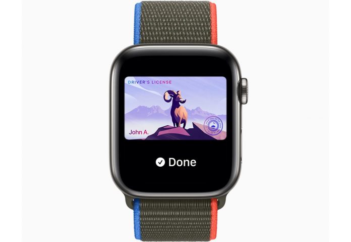 Apple Watch wallet patente carta d'identità