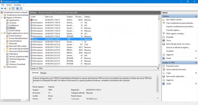 funzionalità registro windows