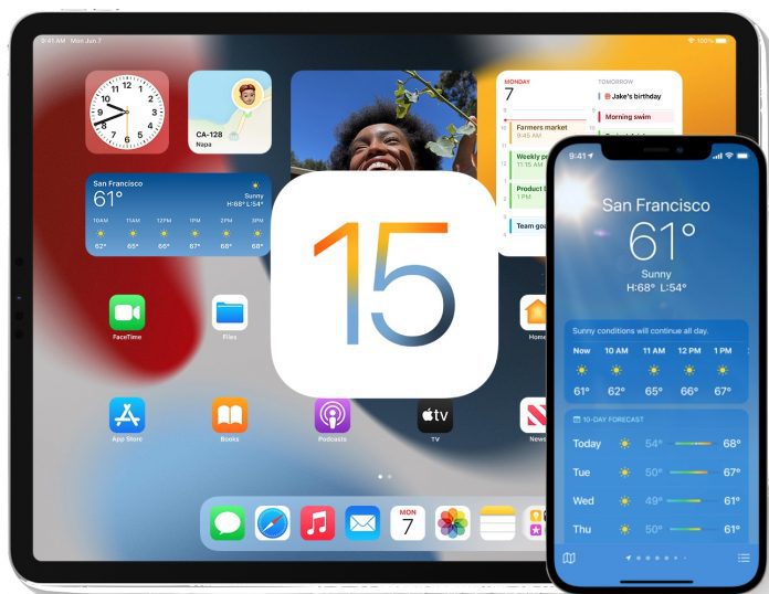 iOS 15 iPadOS 15 download modelli supportati