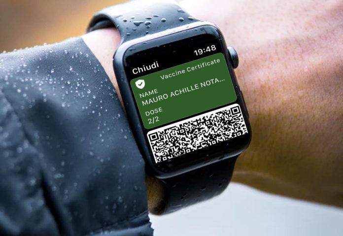 Green Pass su apple watch